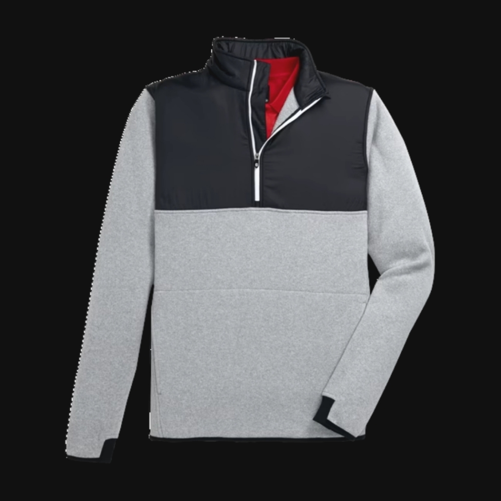 FootJoy Grey/Black Sweater Fleece Pullover Medium Excellent Condition